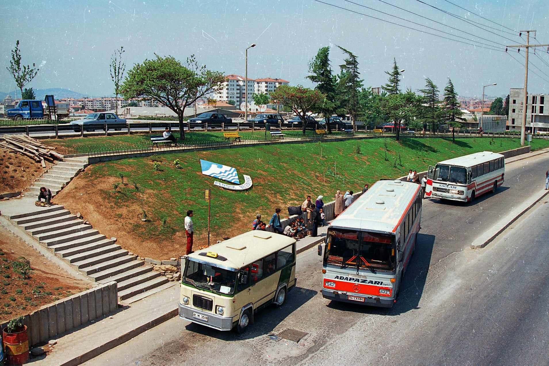 90'larda Pendik Durak & Otobüsleri